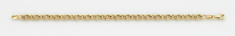 Eugen Rühle Panzerketten Doppelpanzer 4,7 mm Halskette 585 Gold