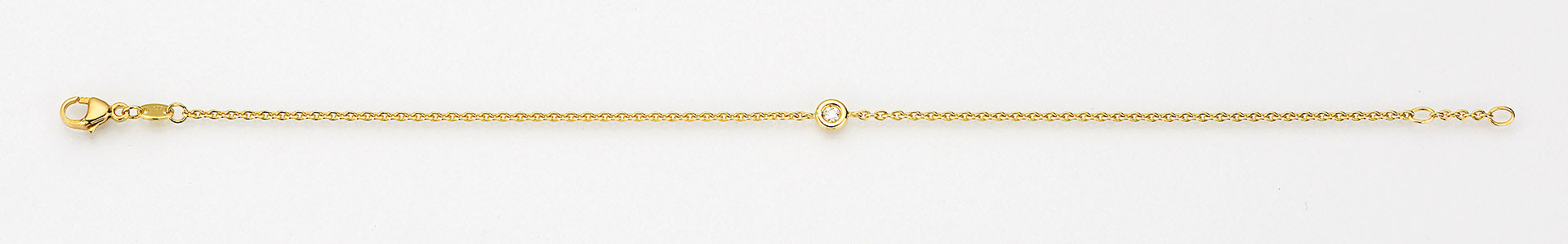 Eugen Rühle Armbänder Ankerarmband Brillant 0,04ct 590 Weißgold