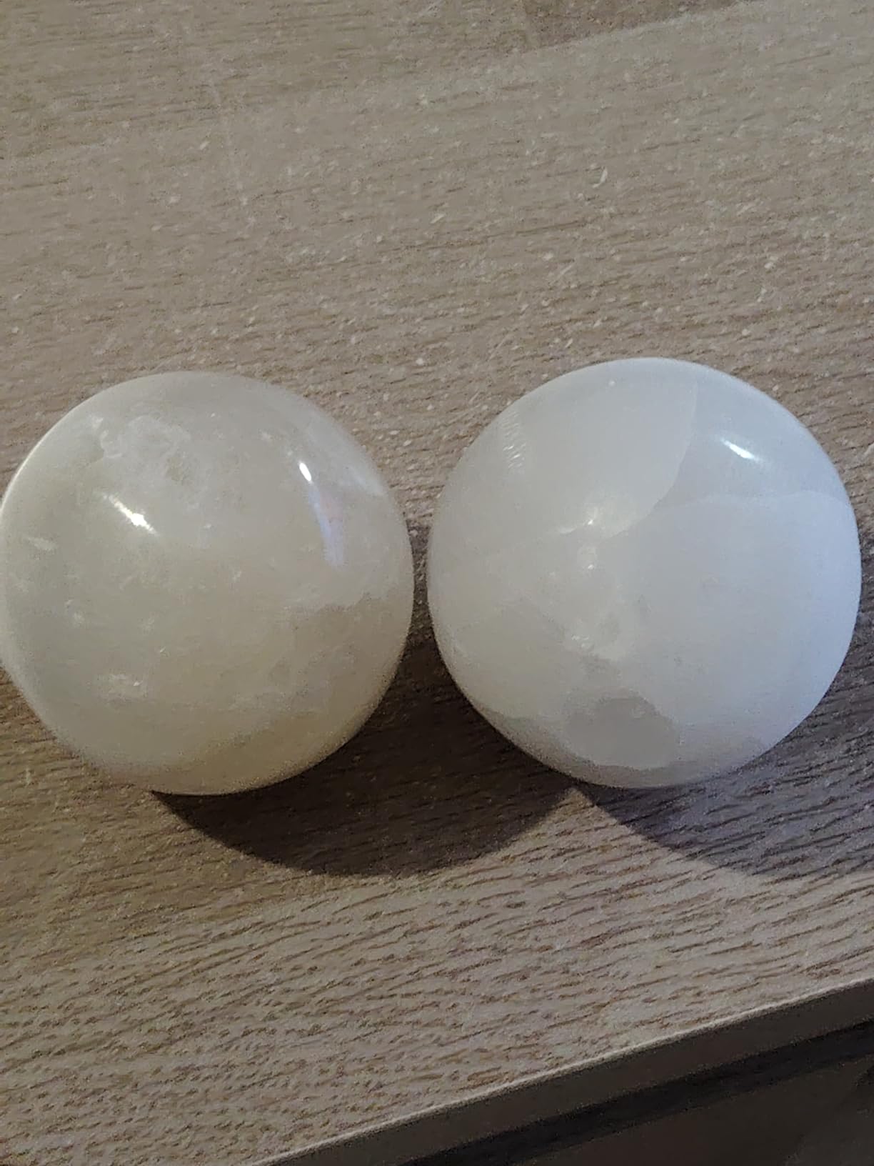 NKlaus Healing Crystals Selenit Kugel 5-6 cm Heilstein 1 Stück