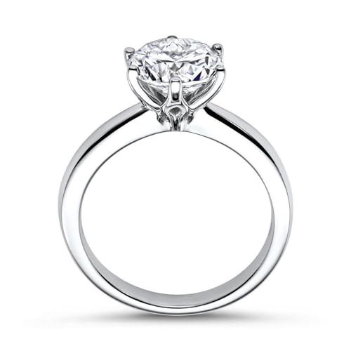 JEWLIX Solitärring 925 Silber Zirkonia Größe 54