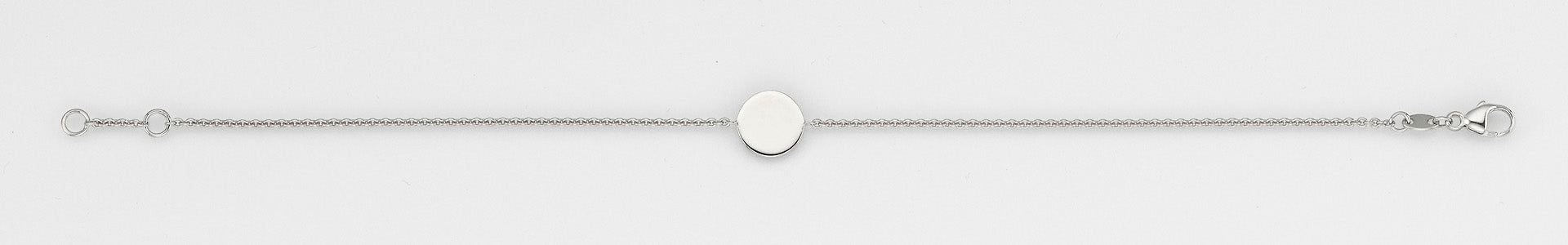 Eugen Rühle Armbänder Armband Plättchen 9mm 590 Weißgold