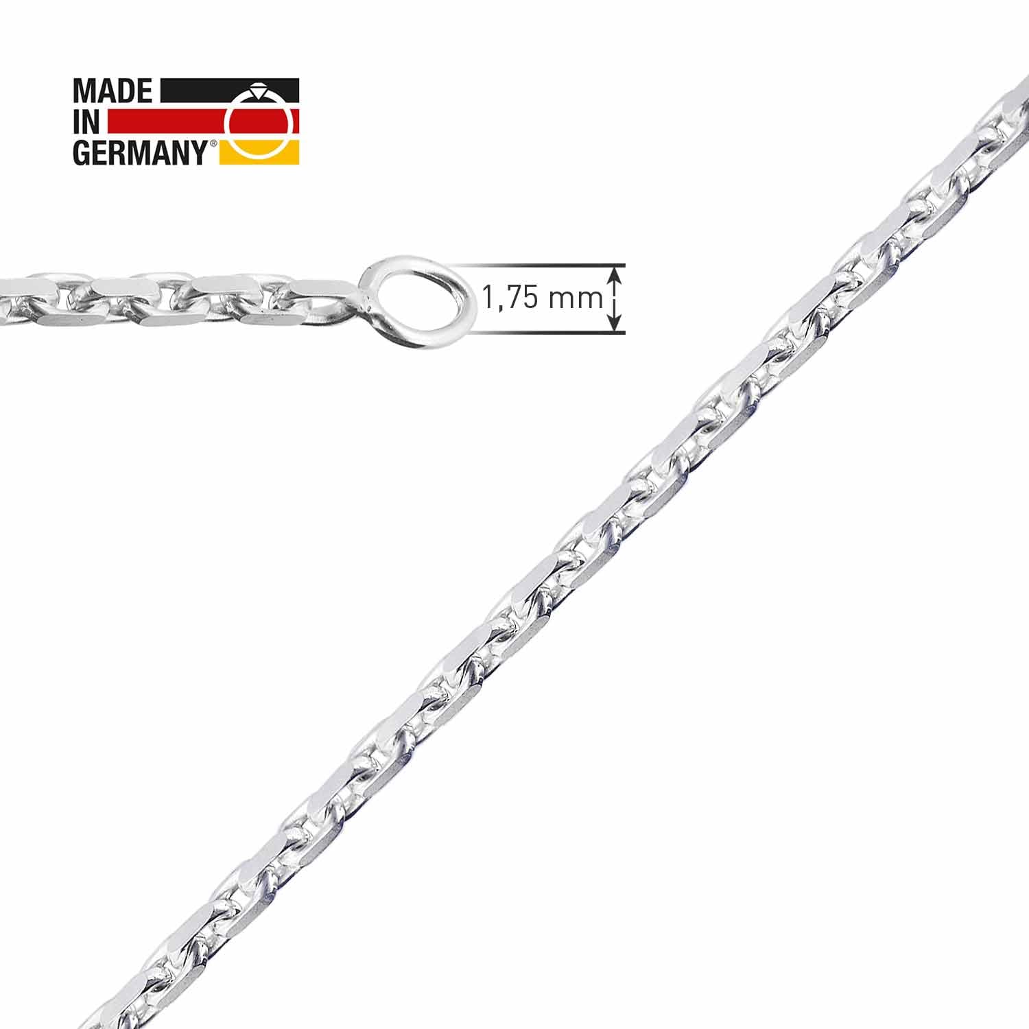 trendor 28806 Ankerkette Halskette Herren Silber 50 cm