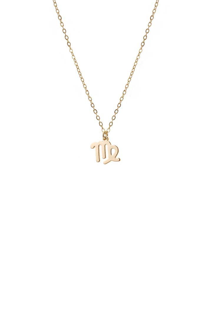 Joy by Corrine Smith Virgo Halskette Gold Sternzeichen Jungfrau