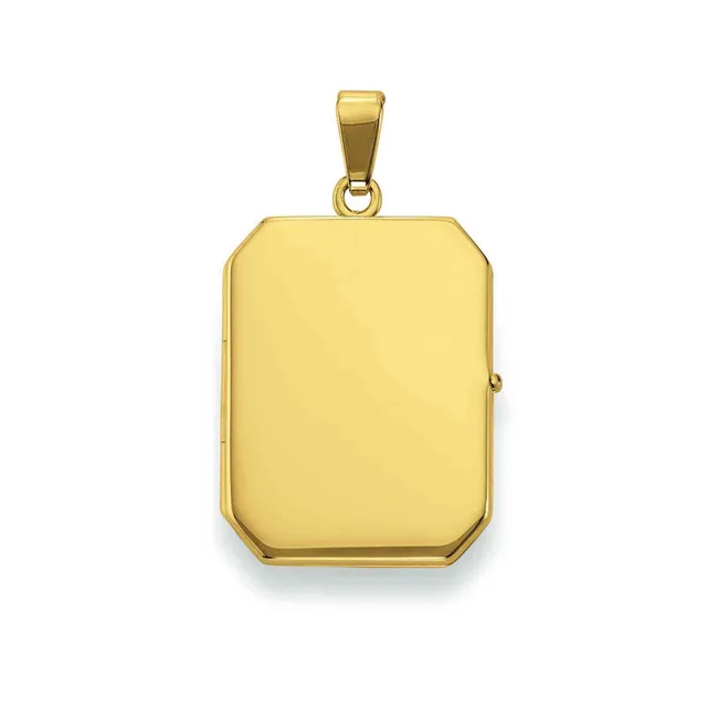 Eugen Rühle Anhänger Medaillon 19x25mm Anhänger 750 Gelbgold rechteckig
