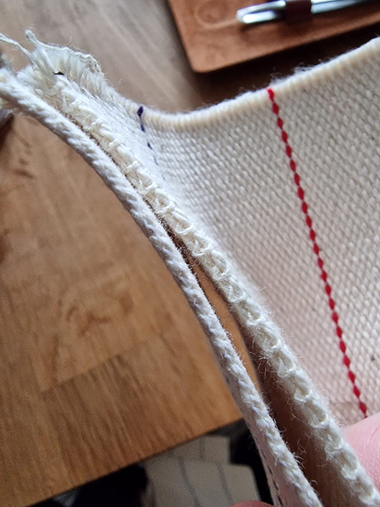 NKlaus Wicks Lampendocht Baumwolle 90mm 5 Meter flach
