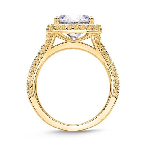 JEWLIX Verlobungsring 925 Silber vergoldet Zirkonia 54mm