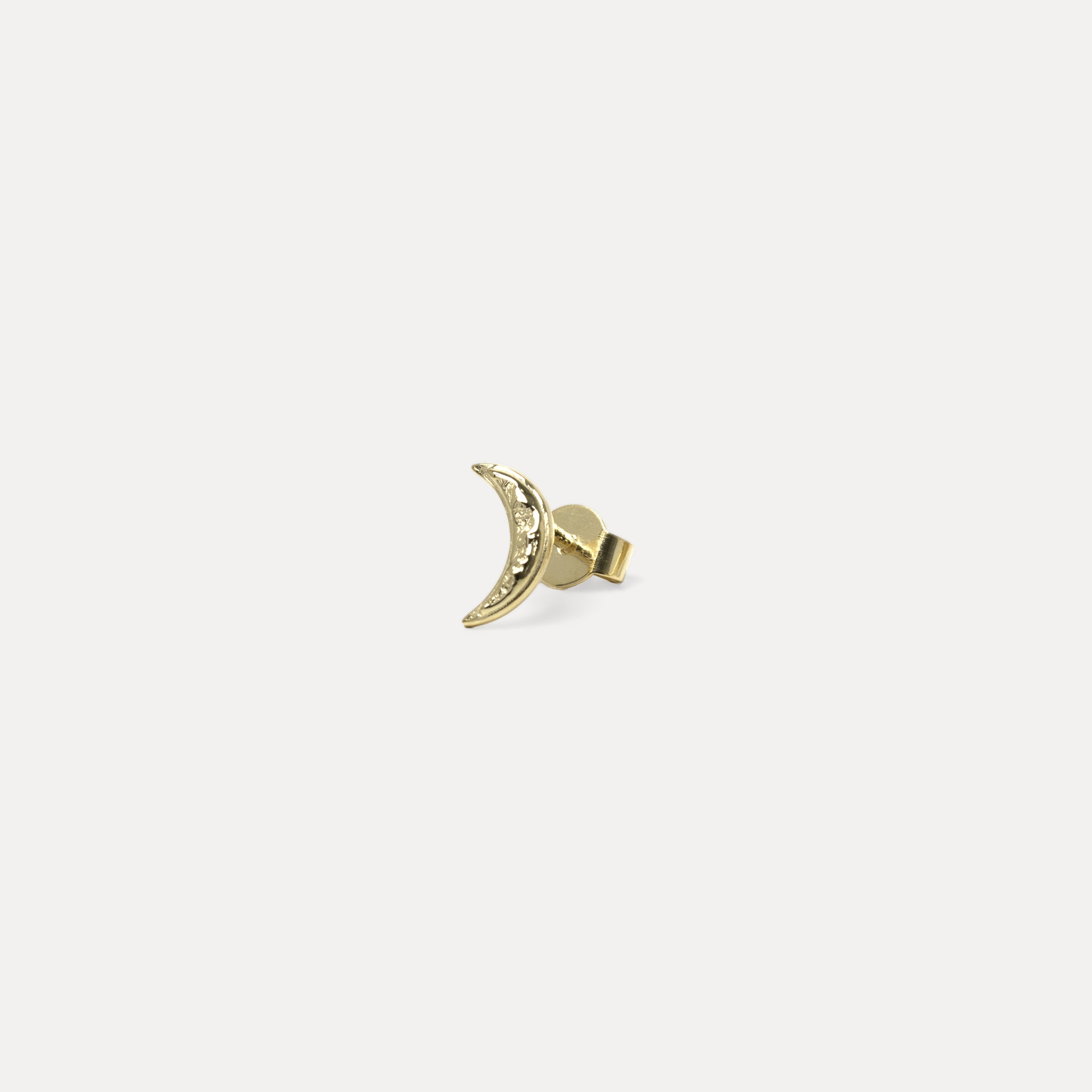 Stilnest Lunar Eclipse Ohrstecker Single 585 Gold Mond