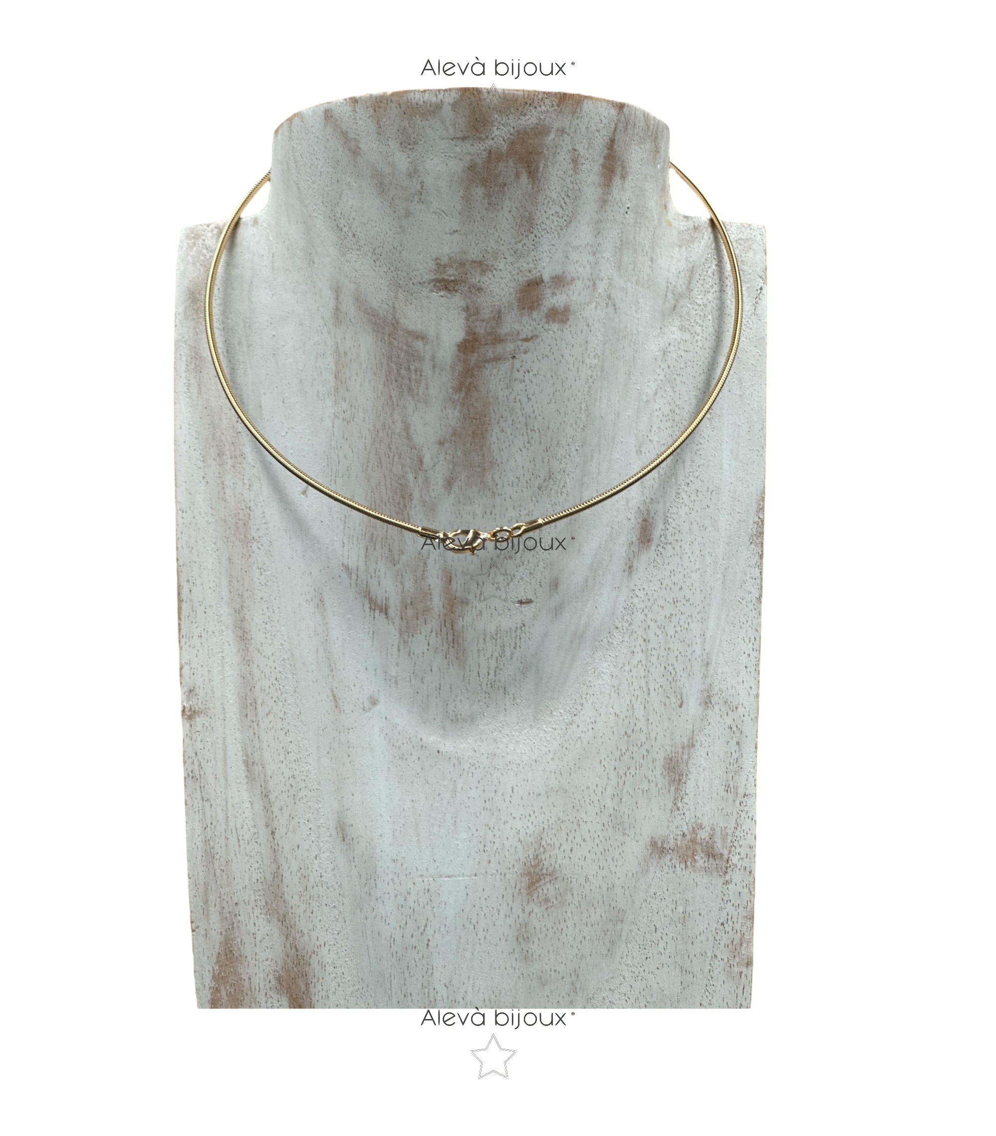 Alevá Bijoux Collane Collarino Filo Halskette Gold