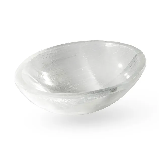 NKlaus HEALING CRYSTALS Selenit Schale 10x7cm 130g
