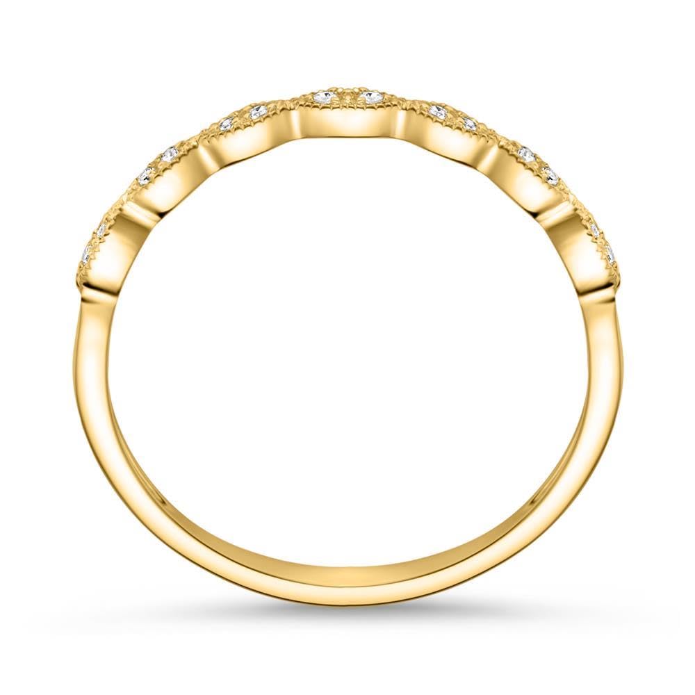 JEWLIX DR0405-14KG Diamantring 585er Gold Gelbgold