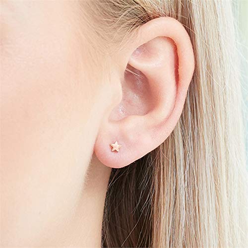 JEWLIX Stern Ohrstecker 925 Silber Ohrringe Damen