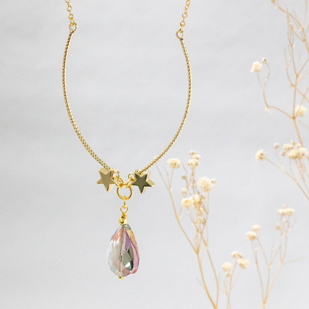 Joy by Corrine Smith Elysium Halskette Gold Kristall Unikat