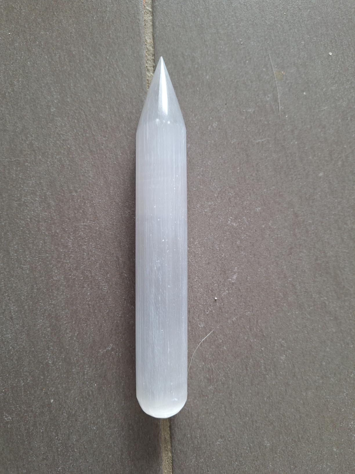 NKlaus Healing Crystals Selenit Massagestab Spitze 15,5cm