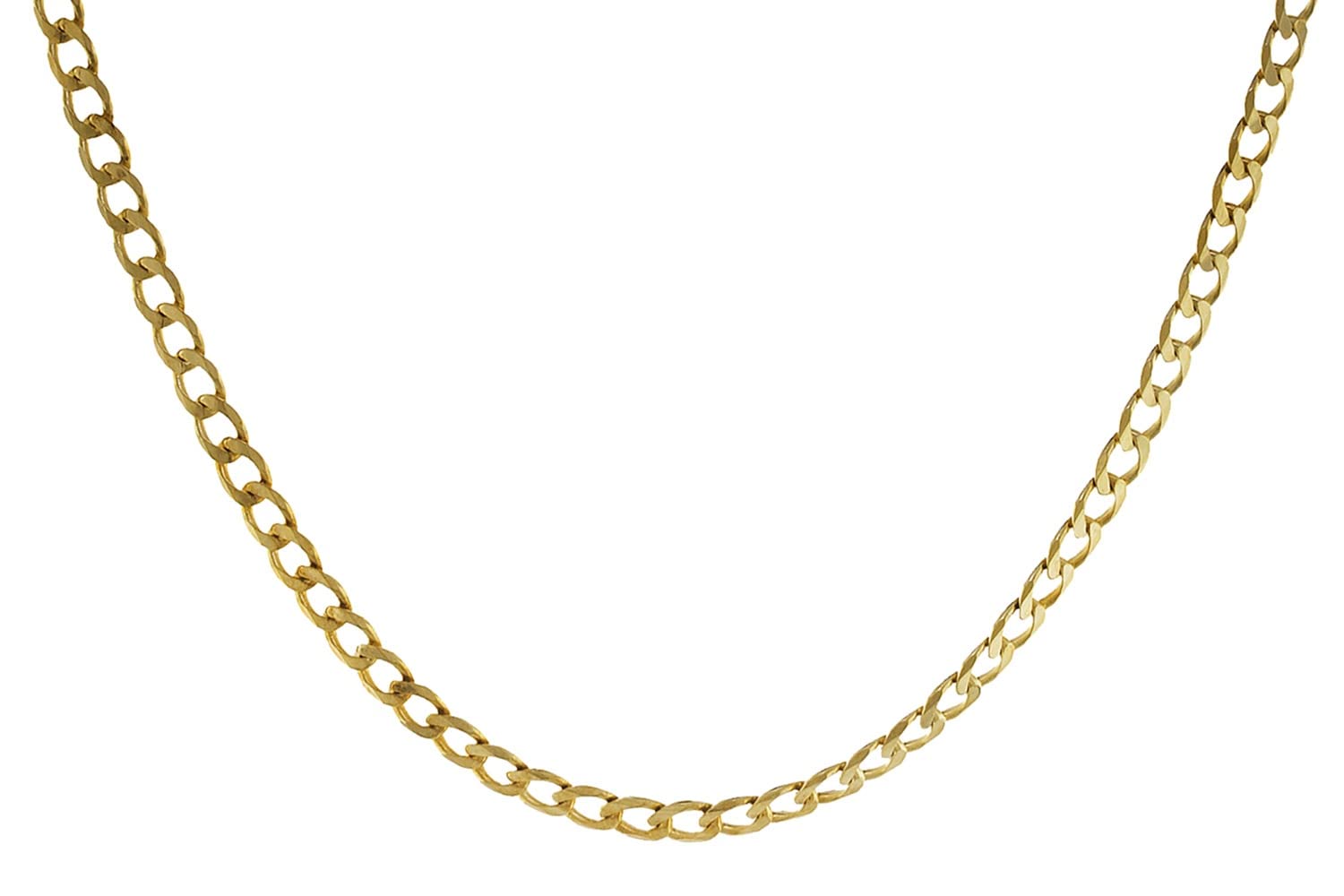 trendor Panzerkette 35683 Gold 333 Collierkette 50 cm 1,6 mm