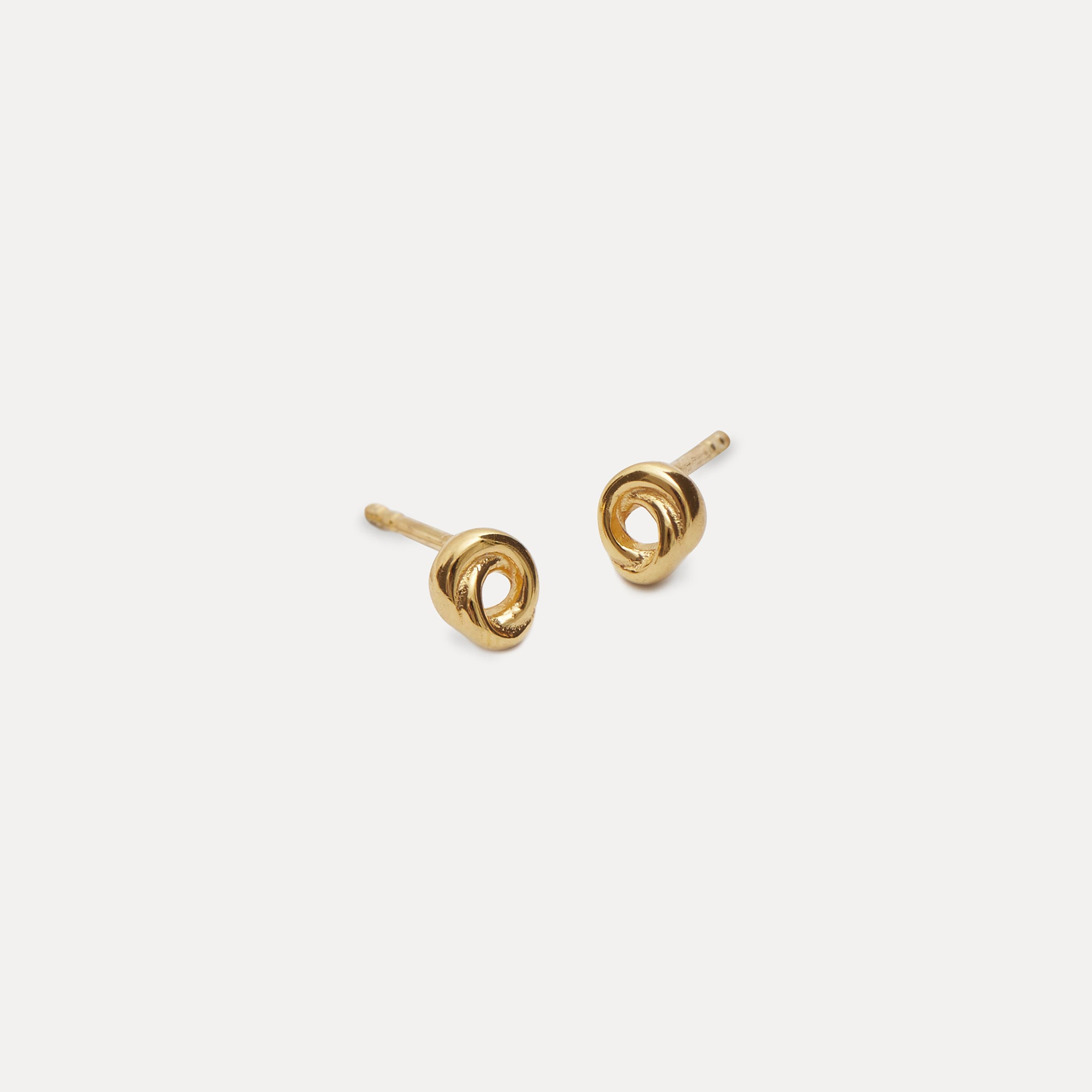 Stilnest Baby Duo Ohrstecker 24k Gold Vermeil 6,1mm