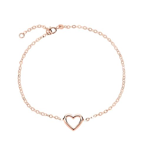 JEWLIX GB0007-R ID-Armband 585 Gold Herz Rosé