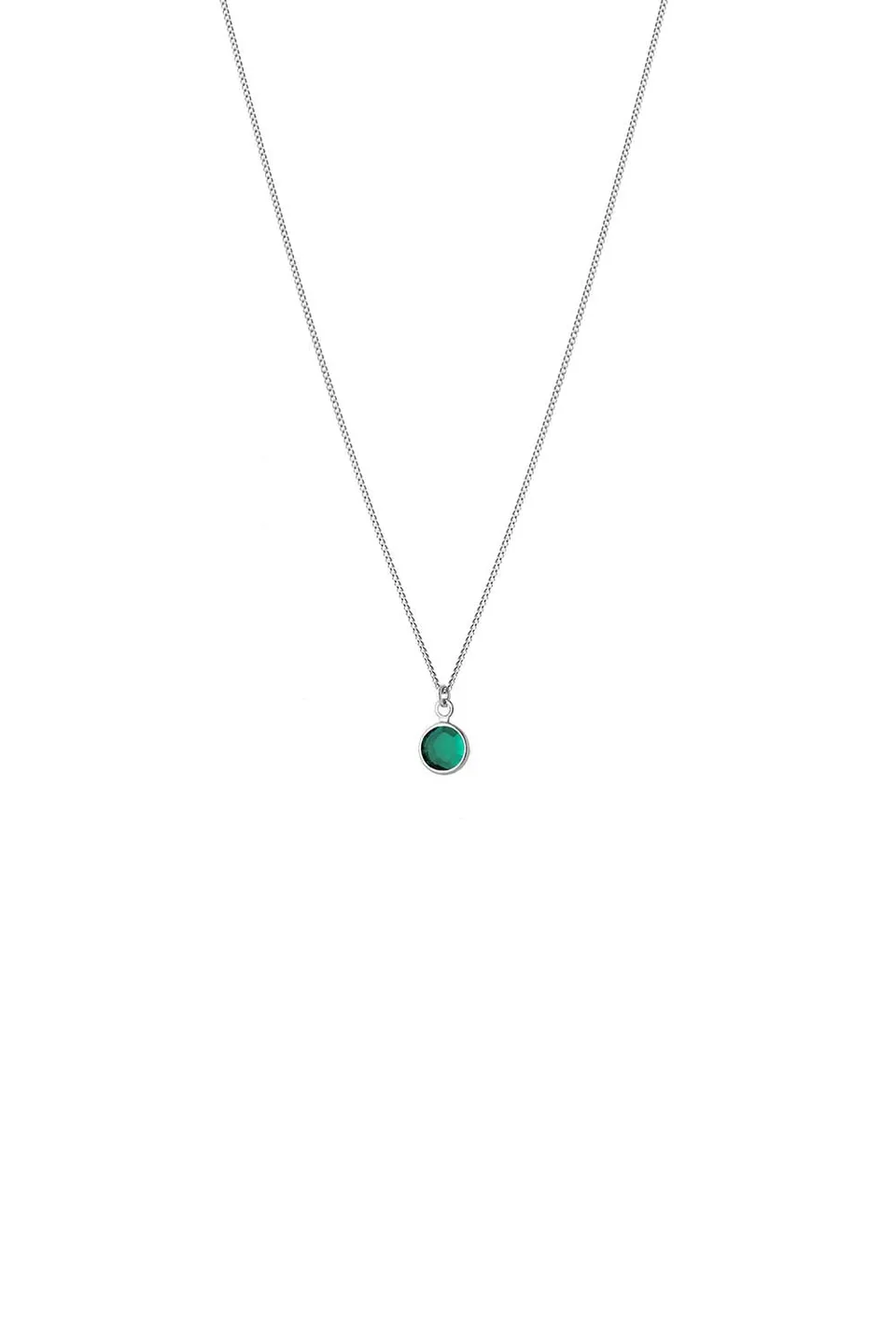 Joy by Corrine Smith May Birthstone Crystal Halskette Silber Smaragd