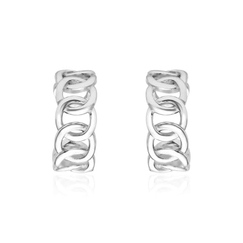 JEWLIX Ohrstecker Ear Cuffs Silber 925 Kreis Paar