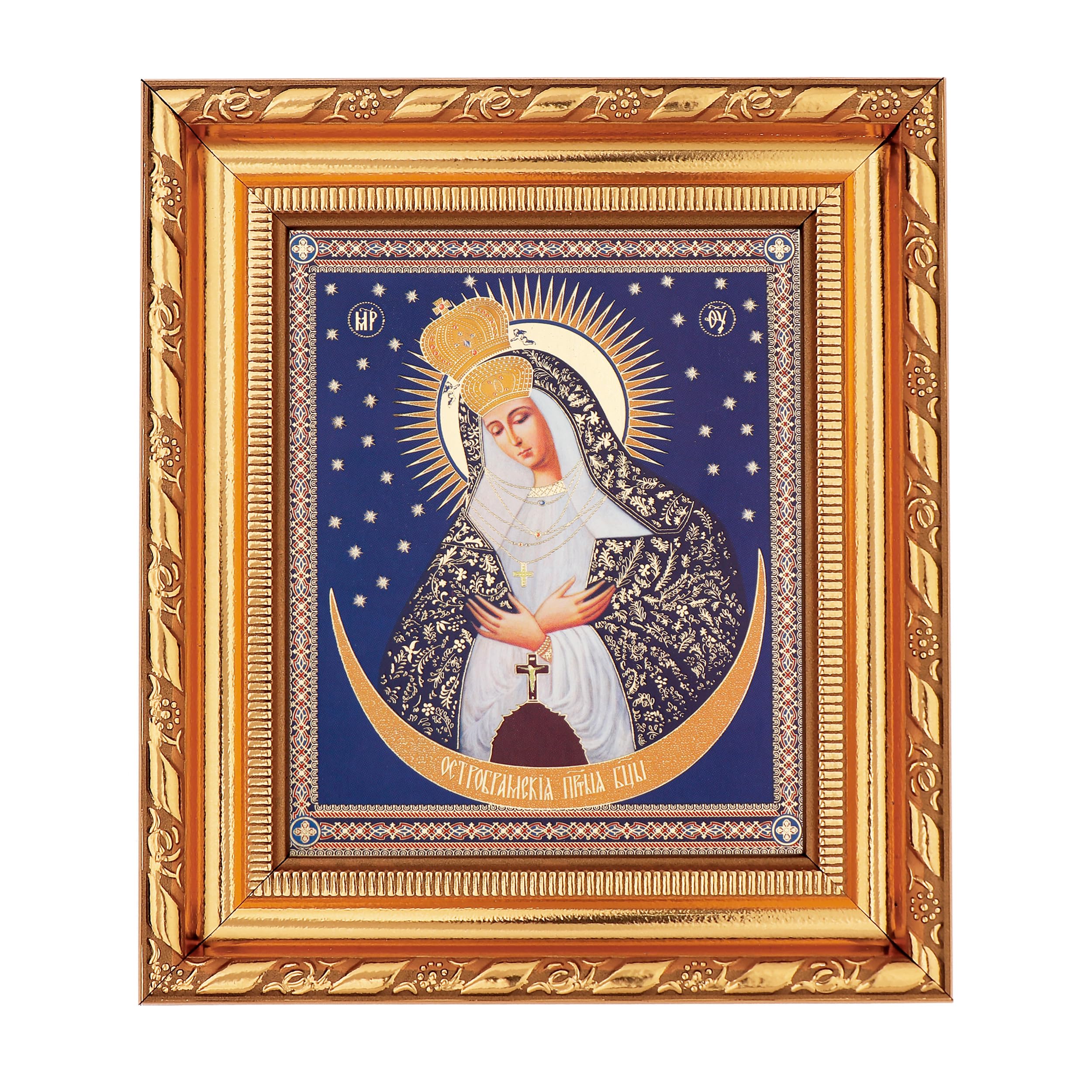 NKlaus RELIGIOUS ICONS Ikone Heilige Dreifaltigkeit 14x16cm