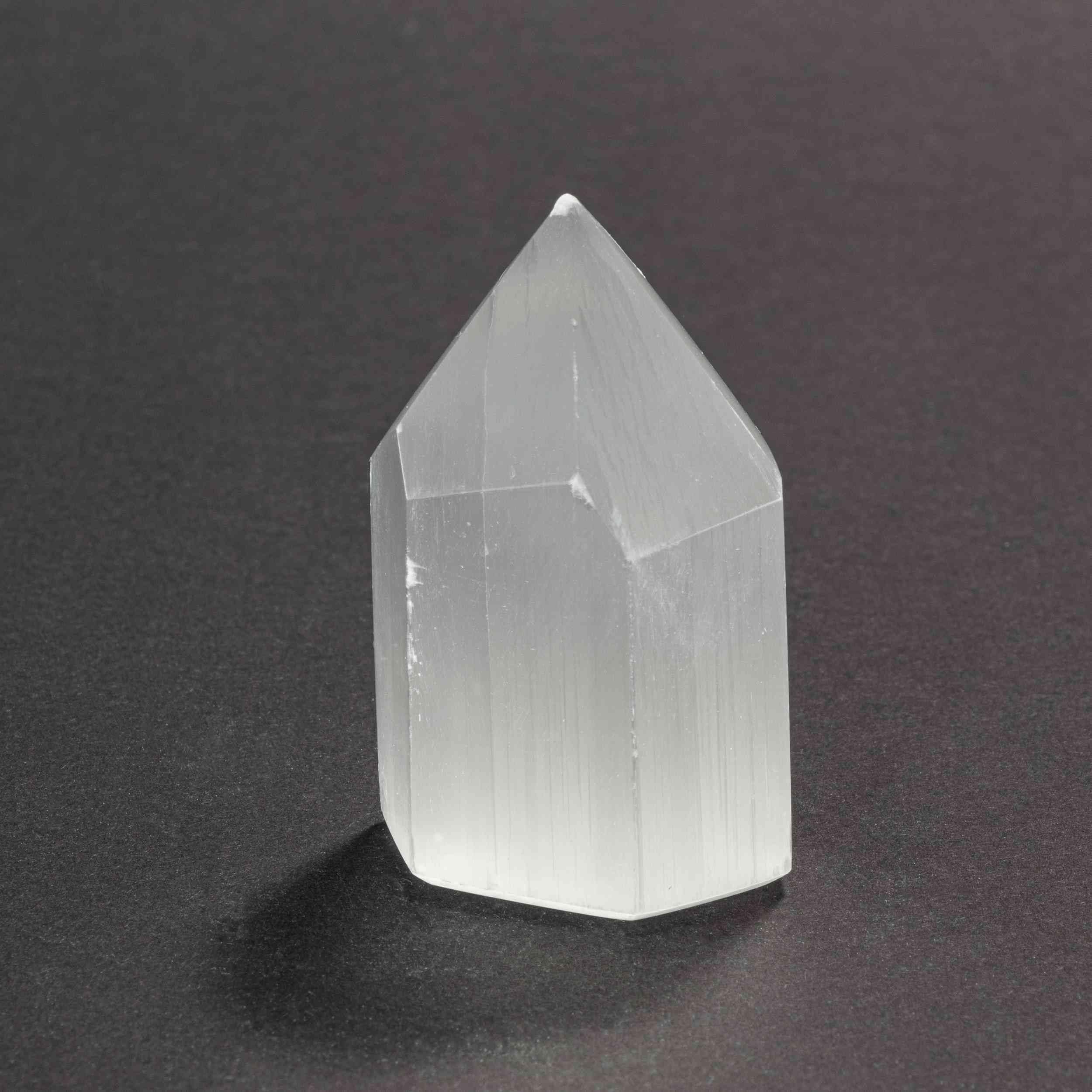 NKlaus Healing Crystals Selenit-Obelisk 6cm Heilstein 1 Stück