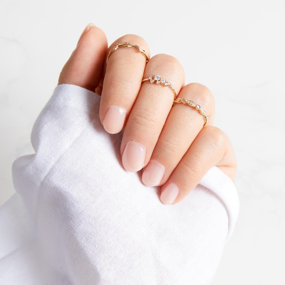 JEWLIX Ring Silber 925 rosévergoldet Zirkonia Gr. 52