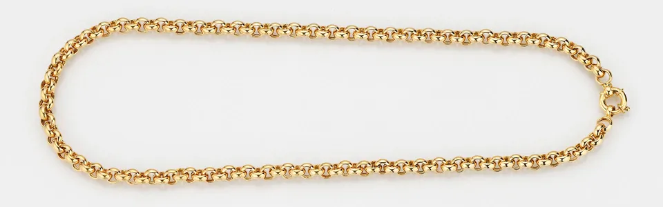 Eugen Rühle Erbsketten 22.3630 Kette Gold 6mm 45 cm