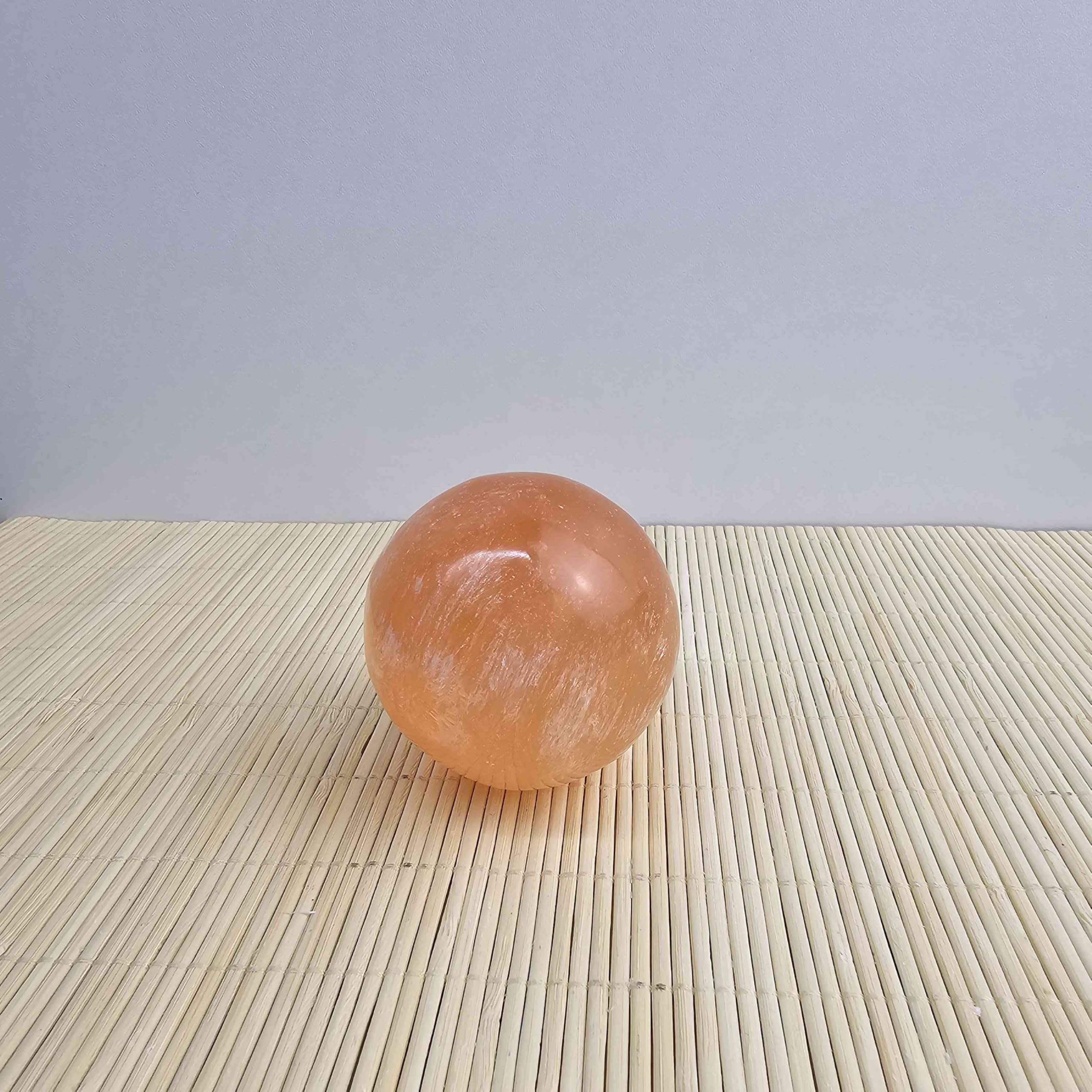 NKlaus Healing Crystals Selenit-Kugel 4cm Orange