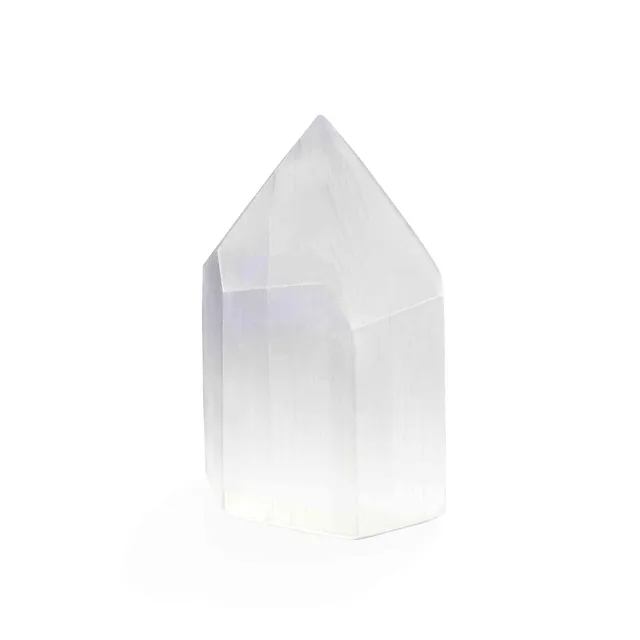 NKlaus Healing Crystals Selenit-Obelisk 6cm Heilstein 1 Stück