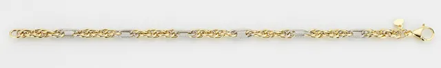 Eugen Rühle Fantasiekette 4,5mm Halskette 45 cm 585 Gelbgold