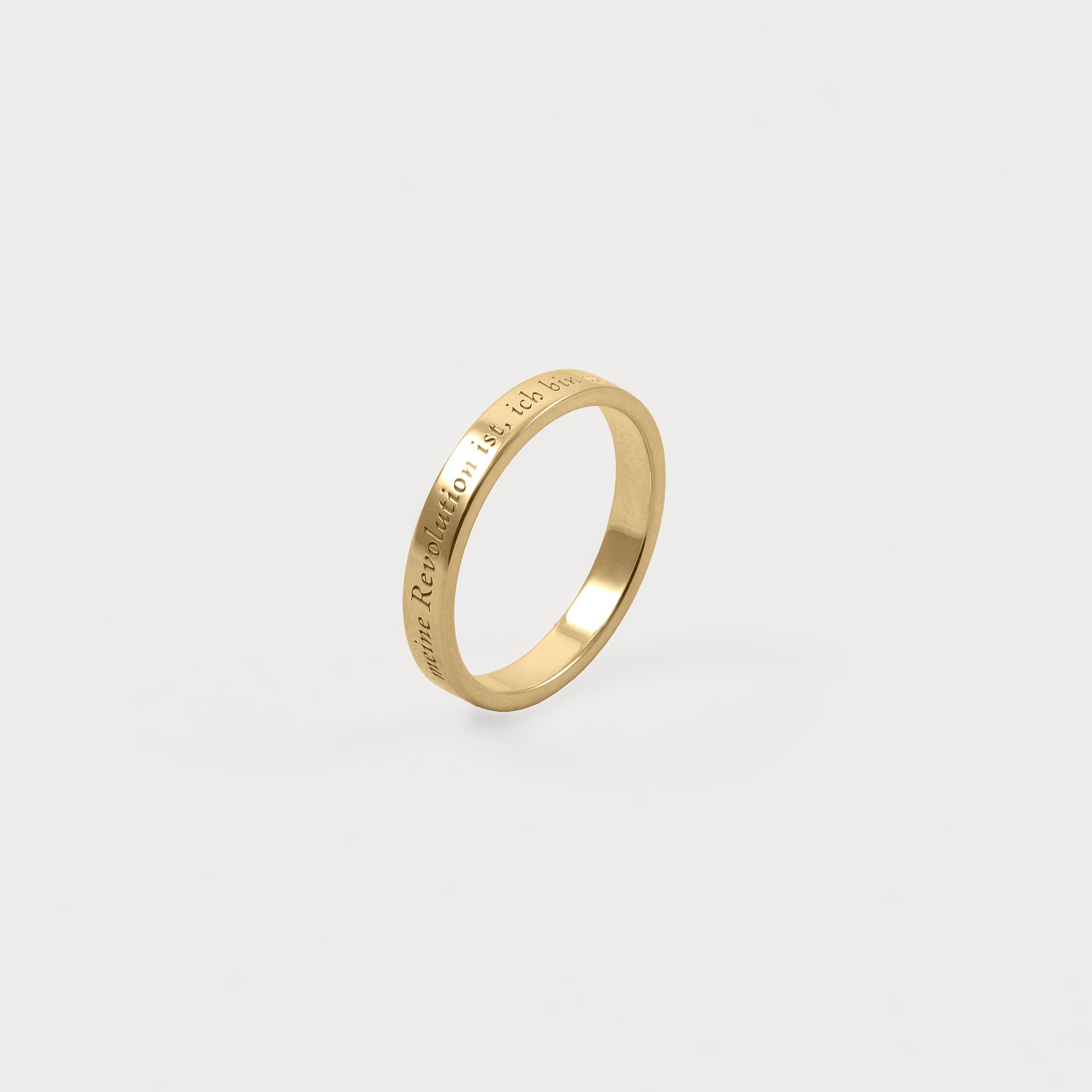 Stilnest Soft Revolution Ring 585 Gold 14k Fairtrade