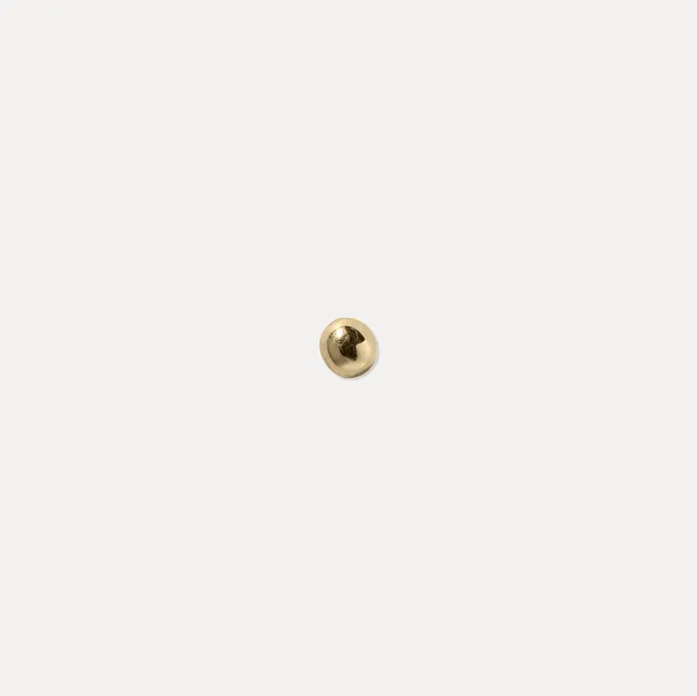 Stilnest Dot Ohrstecker Single 585 Gold 3 mm