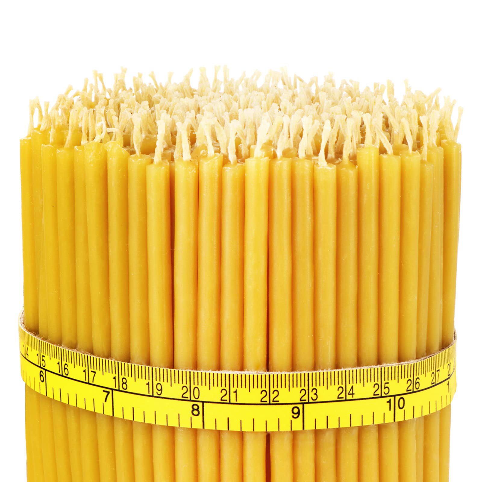 NKlaus Candles Bienenwachs Ritualkerzen gelb 14 cm 1200 St