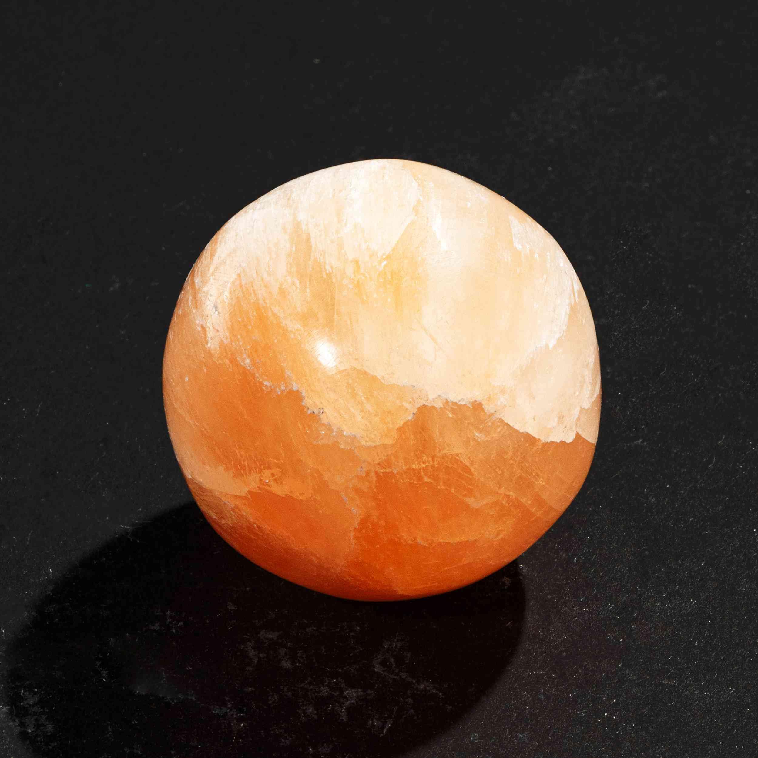 NKlaus Healing Crystals Selenit-Kugel 4cm Orange
