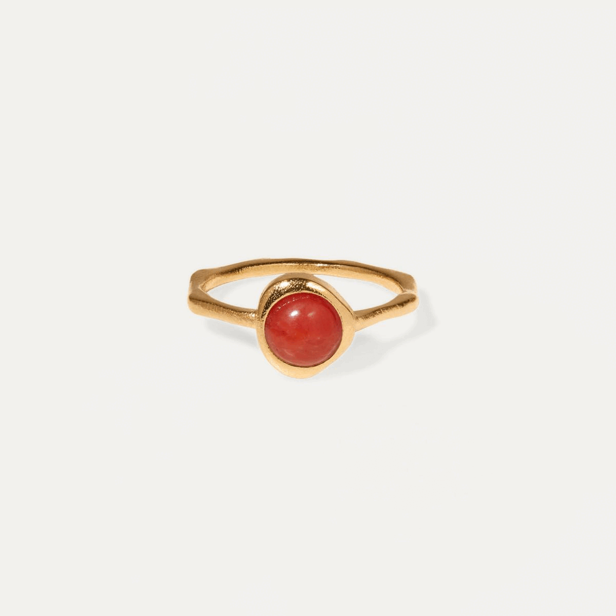 Stilnest Zodiac Birthstone Ring 24k Vermeil Fische 54