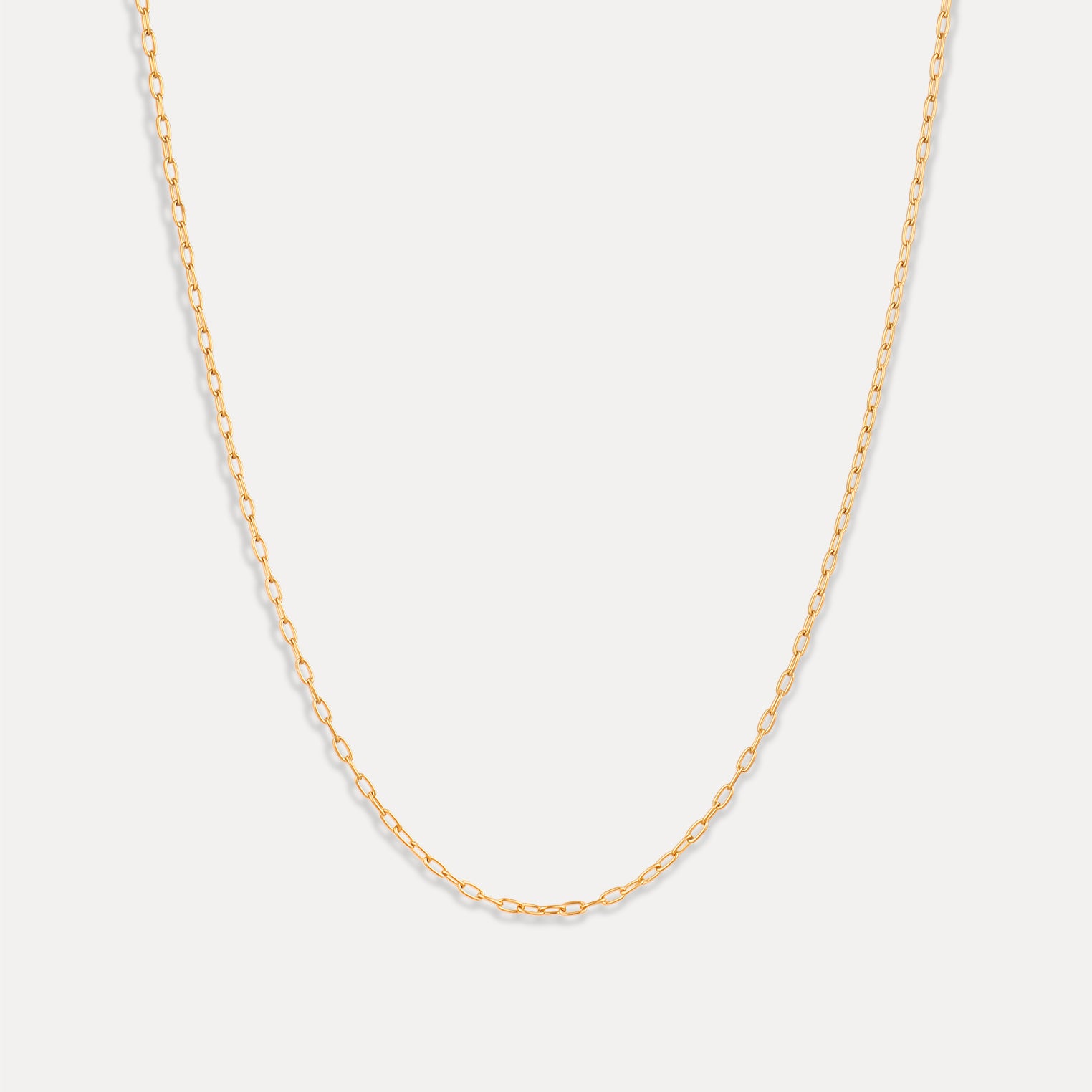 Stilnest Catena II Kette Halskette 24K Gold Vermeil 60CM