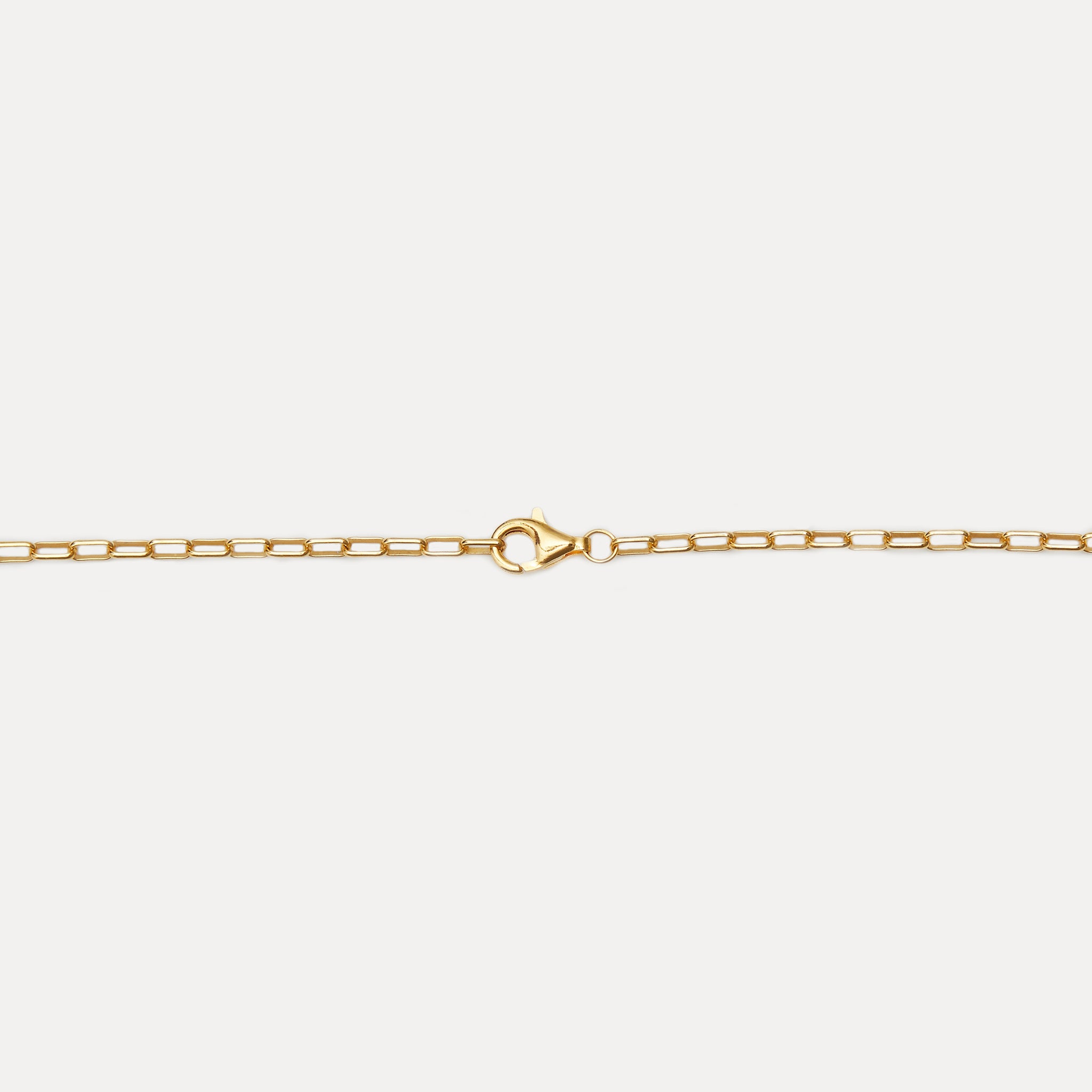Stilnest Catena Long Link Kette 50cm Gold Vermeil