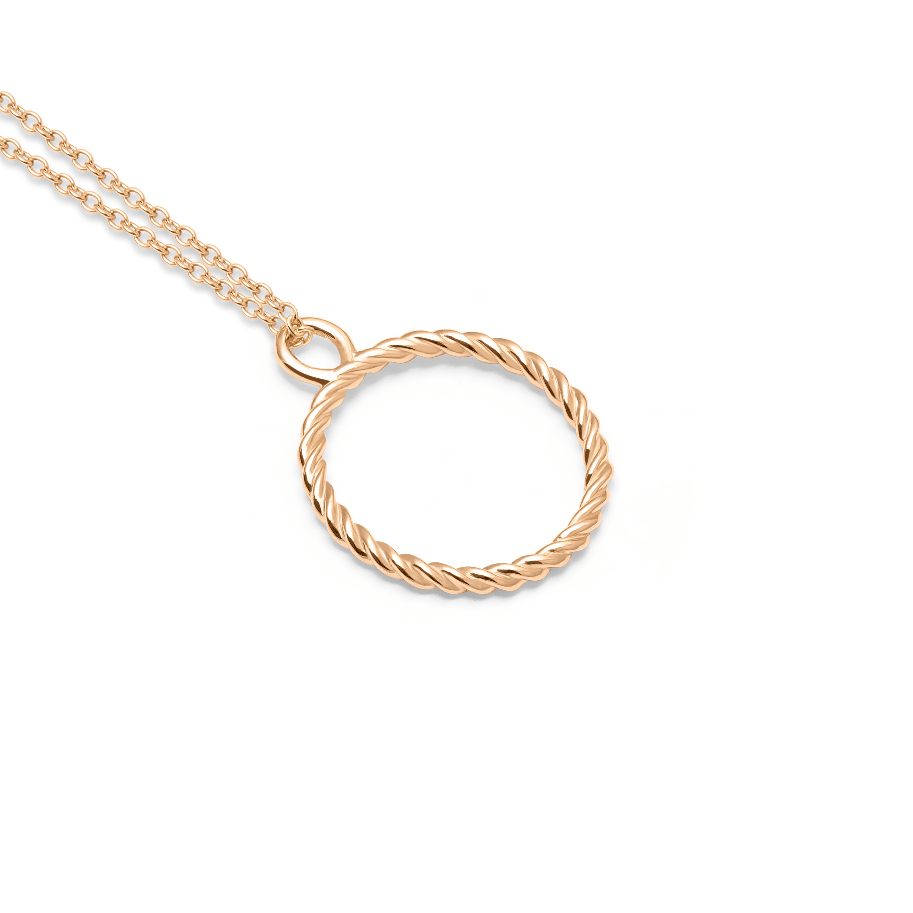 Stilnest Dune Kette 585 Gold mit Anhänger 45cm