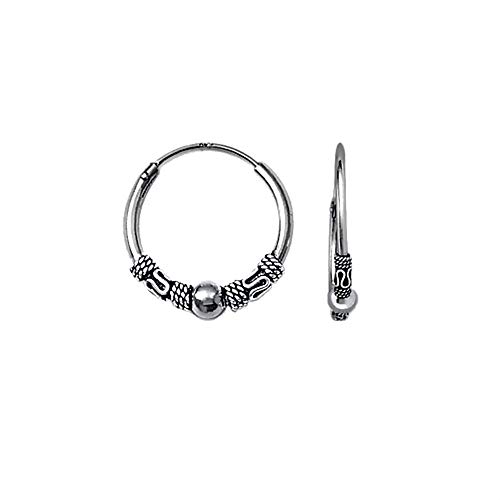 NKlaus Jewellery Keltische Creolen Ohrringe Silber 925 20 mm