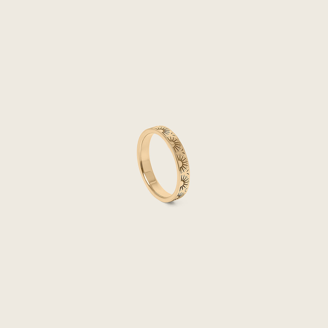 Stilnest Sunset Fair Band Ring 585 Gold Größe 54