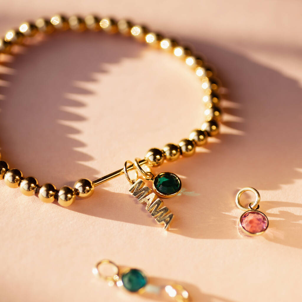 Joy by Corrine Smith Mama Armband Perlen Family Geburtsstein
