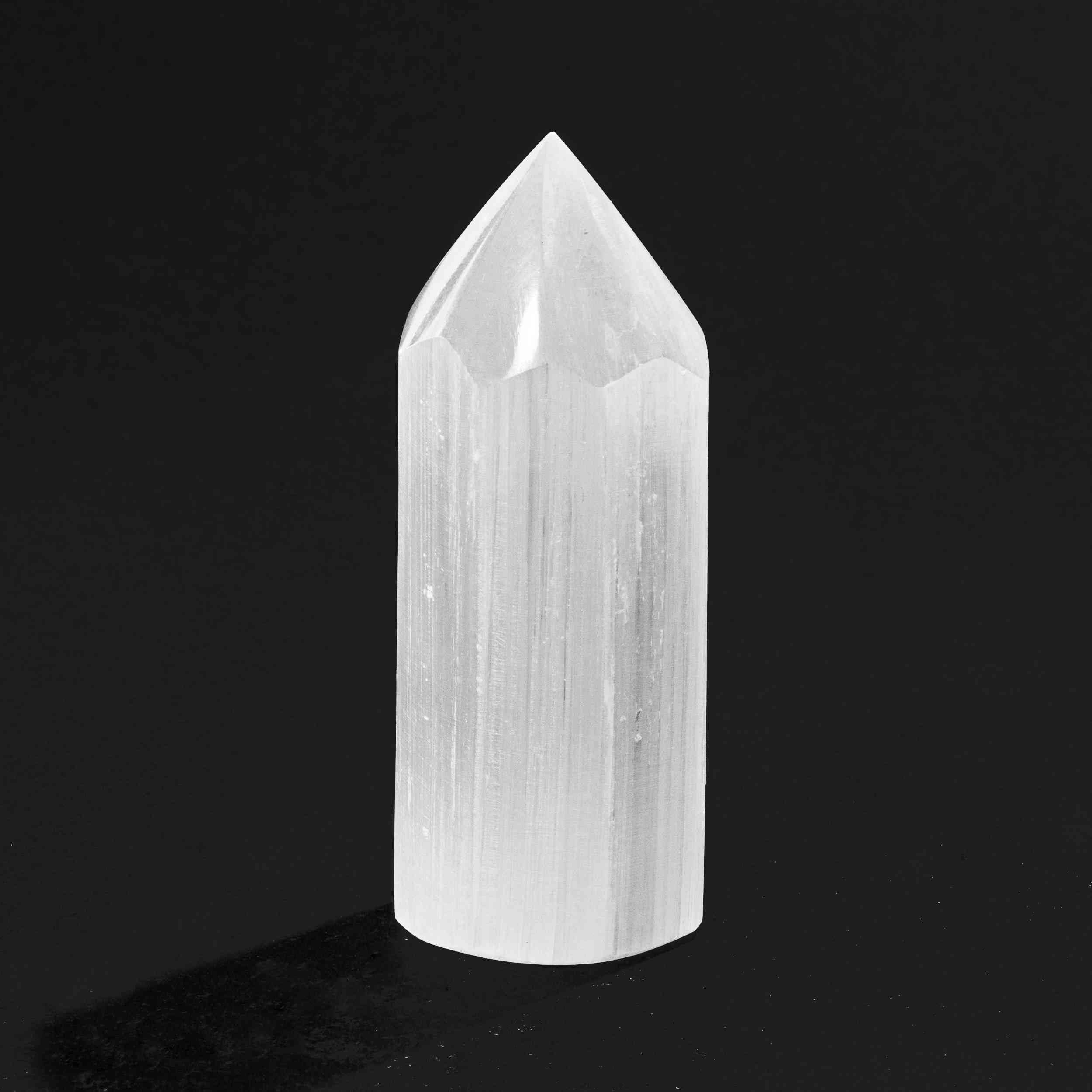 NKlaus HEALING CRYSTALS Selenit-Spitze 9x3 cm 1 Stück