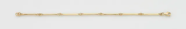 Eugen Rühle Fantasiekette 1,5mm Halskette 45cm 585 Gold