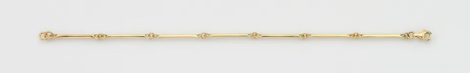 Eugen Rühle Fantasiekette 1,5mm Halskette 45cm 585 Gold