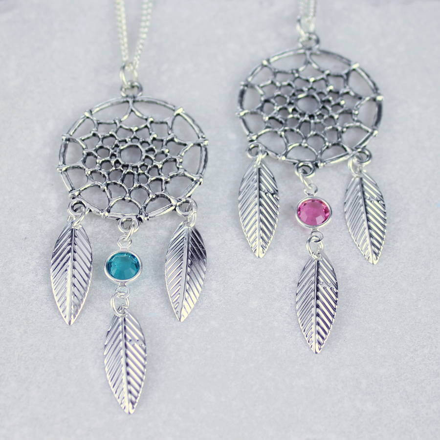Joy by Corrine Smith Dreamcatcher Halskette Silber Swarovski