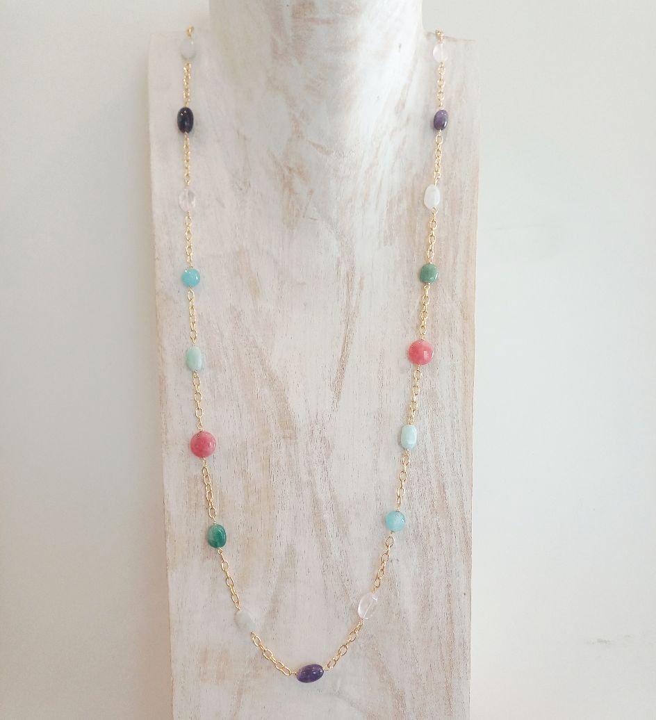 Alevá Bijoux Grace Halskette Gold 90 cm Achat