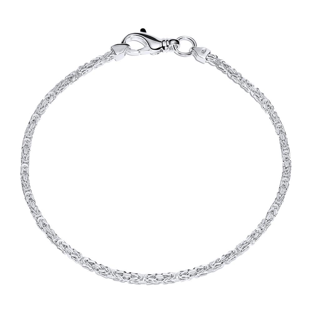 JEWLIX Königsarmbänder Königsarmband 925 Silber 23 cm 2 mm