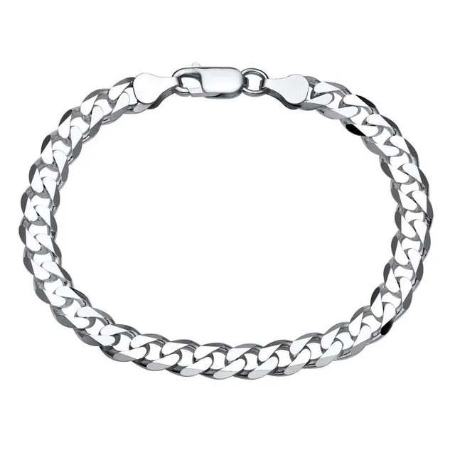 JEWLIX Panzerarmbänder 925 Silber Armband 7mm PA0070