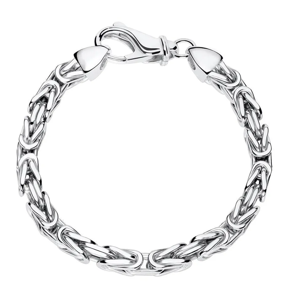 JEWLIX Königsarmbänder Armband Silber 925 5,5mm 23cm Herren