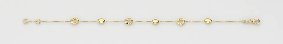 Eugen Rühle Armbänder Armband 585 Gelbgold mit Zwischenteilen