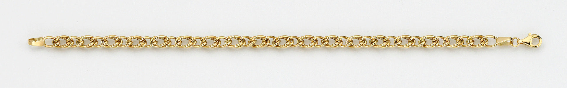 Eugen Rühle Panzerketten Doppelpanzer 4,7 mm Halskette 585 Gold